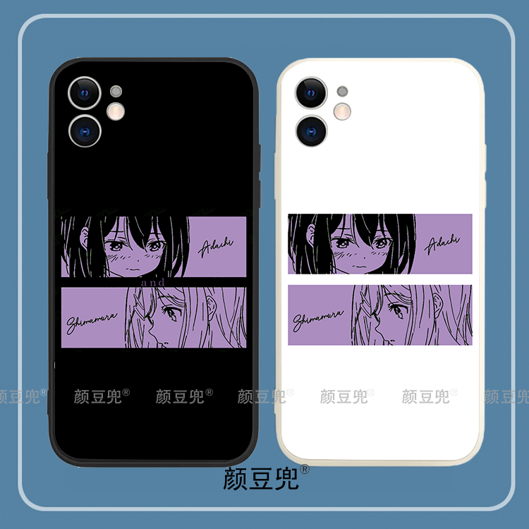 安达与岛村动漫手机壳iPhone11适用12 Pro苹果XS MAXR红米K40软8P