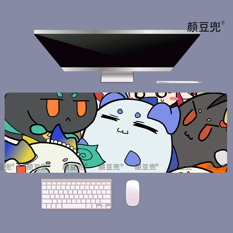 明日方舟可爱小龙 大号电竞游戏鼠标垫 小号动漫鼠标垫可水洗防滑