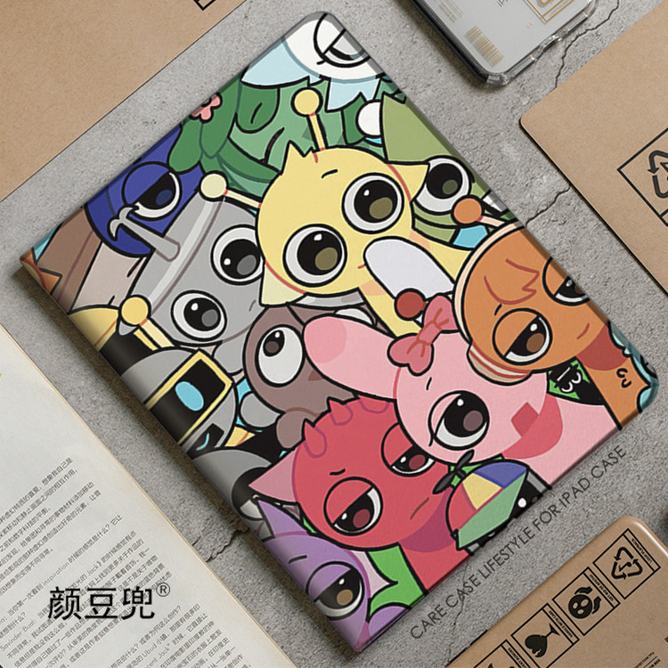 节奏盒子sprunki西蒙 周边ipad10.2适用于air7 5/6第十11代10.9保护套matepad pro11笔槽mini5 6小米6/7p动漫