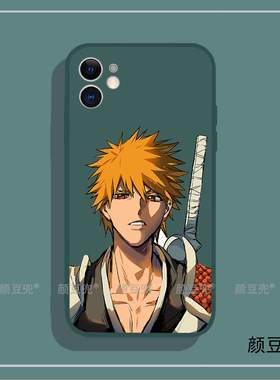 Bleach死神 黑崎一护手机壳12适用iphone13PRO苹果14xsmaxr红米K50一加9小米13软IQOO11动漫8Plus硅胶11Pro壳