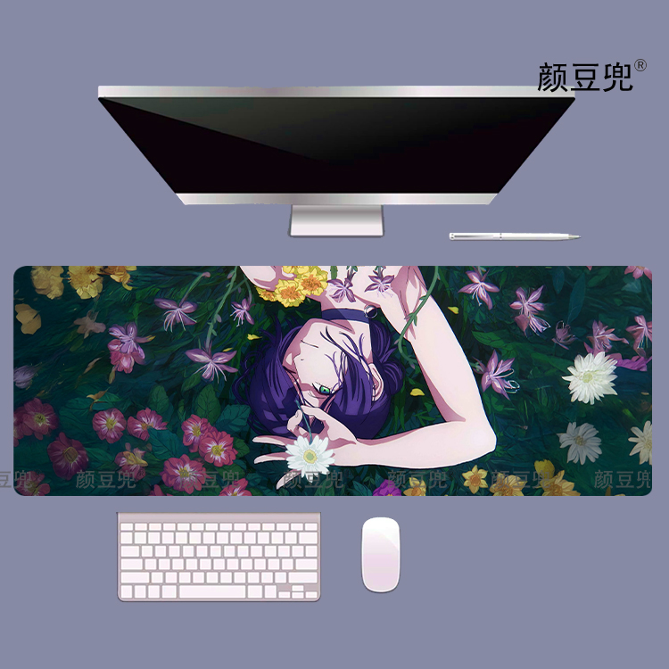 塞蕾 电锯人 周边动漫 超大号鼠标垫 键盘电竞游戏桌垫 防滑垫软