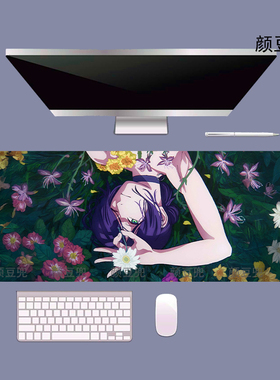 塞蕾 电锯人 周边动漫 超大号鼠标垫 键盘电竞游戏桌垫 防滑垫软