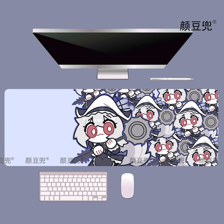 明日方舟 归溟幽灵鲨 浊心斯卡蒂 鼠标垫大号电竞游戏鼠标垫 防滑