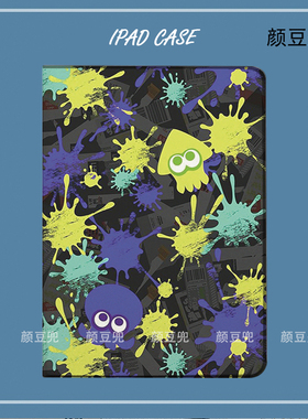 喷射战士Splatoon2 ipad10.2适用于air4/5保护套matepad pro11 Air3笔槽mini5/6小米5/6pro12.9荣耀V8p华为M6