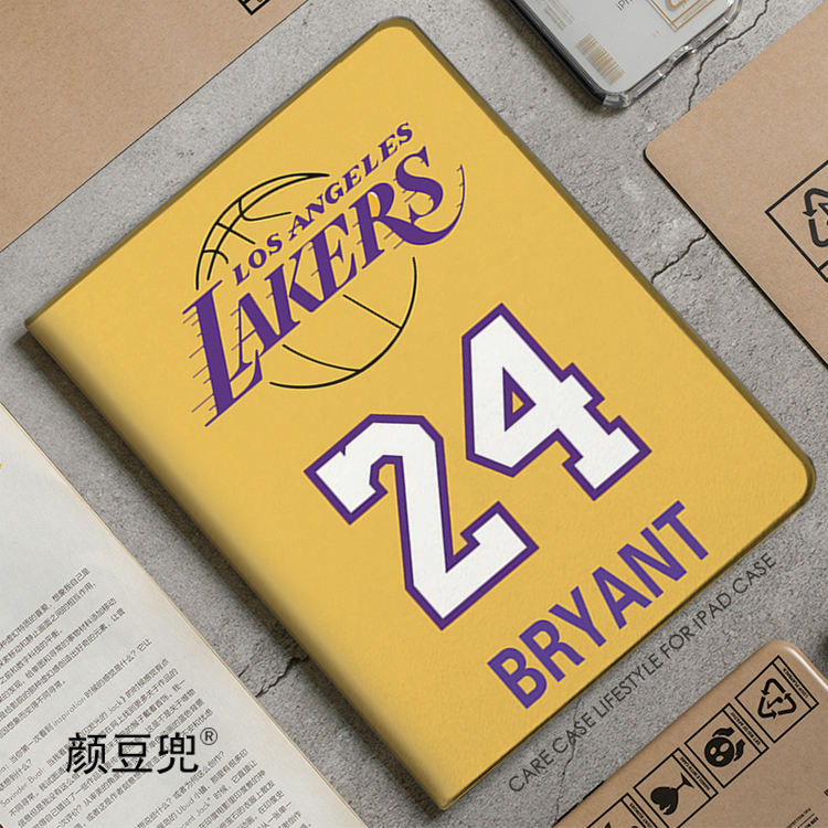 NBA科比球衣24号ipad10.2适用air3/4/5第十代保护套matepad pro11笔槽mini5/6小米5pro12.9荣耀V8pro皮套OPPO
