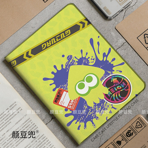 Splatoon喷射战士乌贼娘ipad10.2适用air4/5第十代10.9保护套matepad pro11笔槽mini5/6小米5/6Pro12.9华为M6