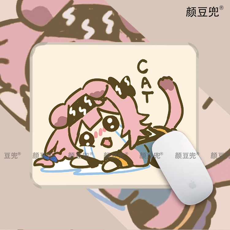 明日方舟流泪猫猫澄闪 周边鼠标垫大号电竞游戏 桌面垫防滑可水洗