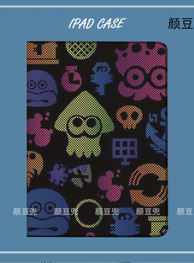 Splatoon喷射战士游戏ipad10.2适用air4/5保护套matepad pro11 Air3笔槽mini5/6小米6pro12.9荣耀V8pro华为M6