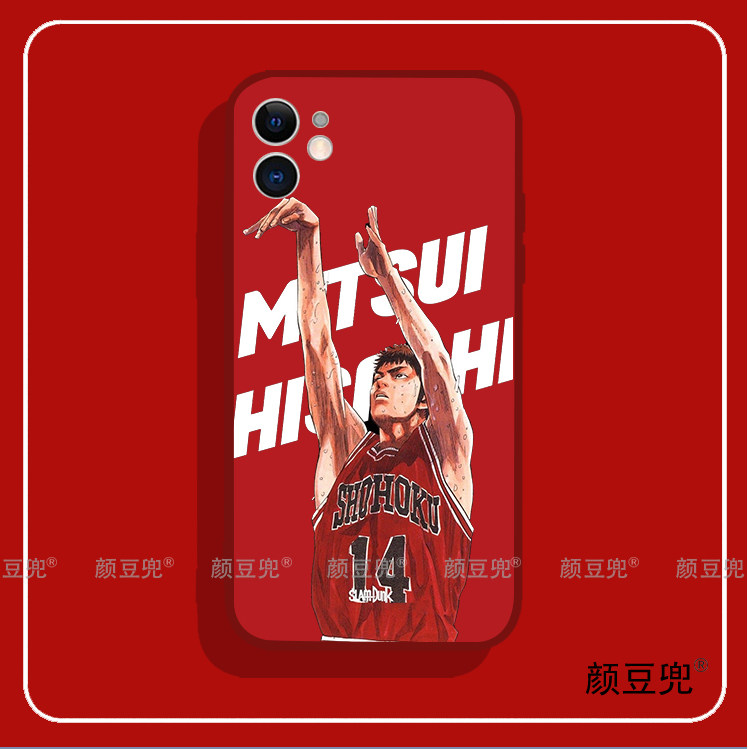 灌篮高手 樱木花道14号手机壳12适用iphone13PRO苹果14xsmax红米K50一加9小米13荣耀IQOO11动漫8Plus硅胶VIVO