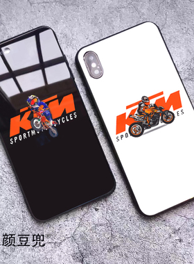 Ktm车队摩托车11PRO适用苹果XSMAX手机壳8P40华为mate30机车越野