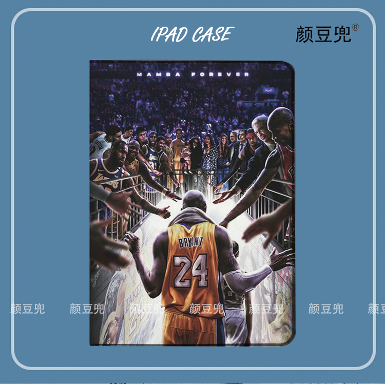 NBA科比24号同款球衣ipad10.2适用air4/5保护套matepad pro11 Air3笔槽mini5/6小米6pro12.9荣耀V8vivo华为M6