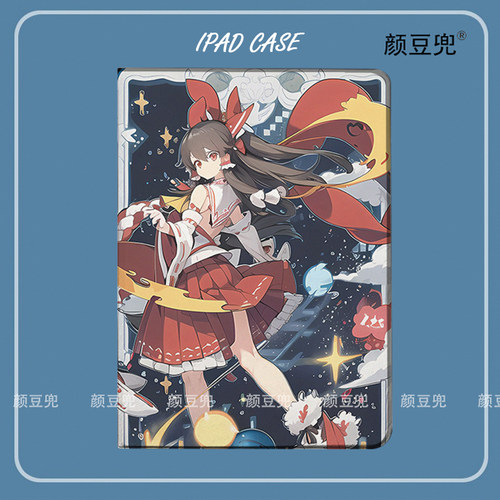 东方project 博丽灵梦ipad10.2适用于air7 5/6第十11代10.9保护套matepad pro11笔槽mini5 6小米6/7pro红米SE