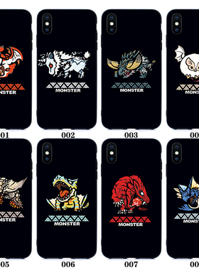 怪物猎人11PRO适用苹果XSMAX手机壳8P40华为mate30周边轰龙浮空龙