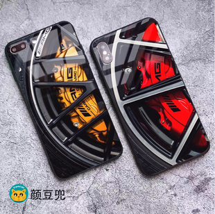AMG轮毂11适用12 PRO苹果XS MAX手机壳8P40华为mate30跑车轮胎