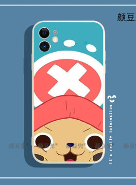 乔巴海贼王手机壳适用11苹果13xsmax卡通SE2硅胶78P软12pro红米50