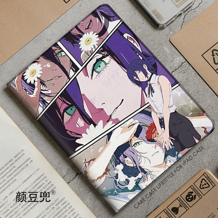 塞蕾 电锯人 周边ipad10.2适用于air7 5/6第十11代10.9保护套pro11笔槽mini6 7小米7 8华为Air12寸Pro13红米