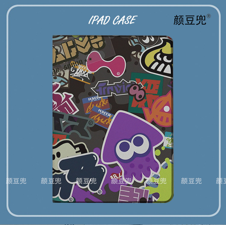 喷射战士3乌贼娘ipad10.2适用air4/5保护套matep pro11笔槽mini56
