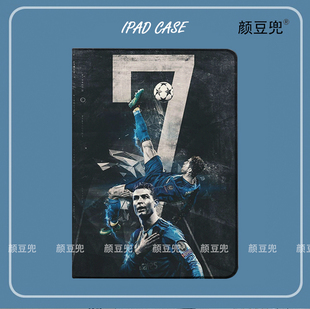 C罗纳尔多CR7号球衣ipad10.2适用于air4/5保护套matepad pro 11 Air3笔槽mini5/6小米6pro12.9荣耀V7/8华为M6