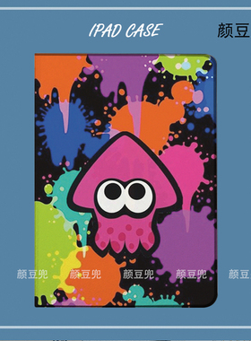Splatoon喷射战士ipad10.2适用air34/5第十代10.9保护套matepad pro11笔槽mini5/6小米5pro荣耀V8Pro动漫12.9