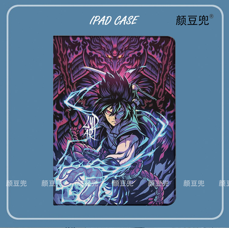 佐助 火影忍者ipad10.2适用air4/5保护套pro11笔槽mini5/6小米5Pr