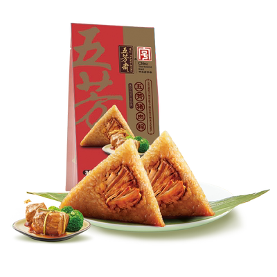 五芳斋紫糯栗蓉粽子嘉兴特产早餐