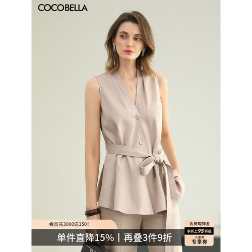 奢线丝光亚麻莱赛尔上衣