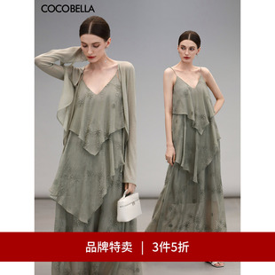3件5折 MZ173 COCOBELLA微透视轻薄优雅遮阳衫 针织小开衫 长袖