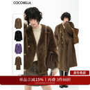毛绒上衣WL56 ^@^COCOBELLA丰盈毛感环保皮草外套女常规款 长款