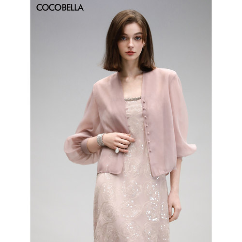 COCOBELLA新中式灯笼袖短外套