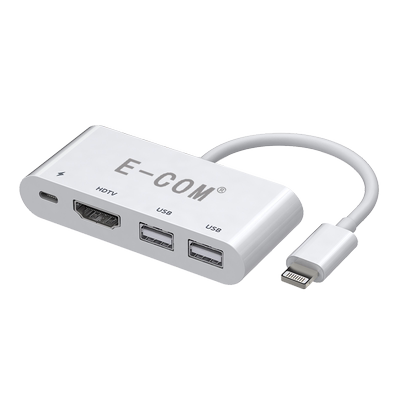 苹果转换器扩展坞连接电视