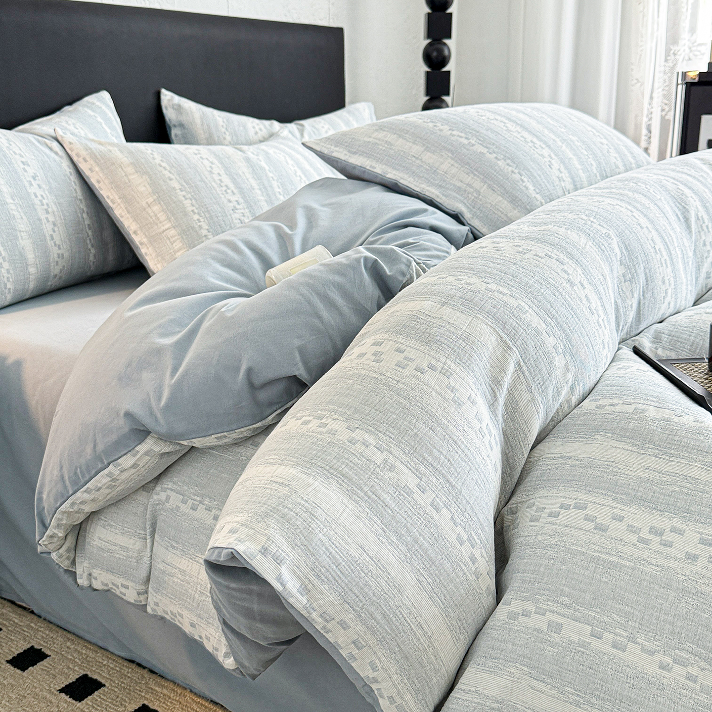 A类长绒棉提花磨毛四件套