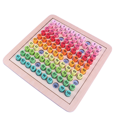 1-100数字认知排序运算启蒙教具