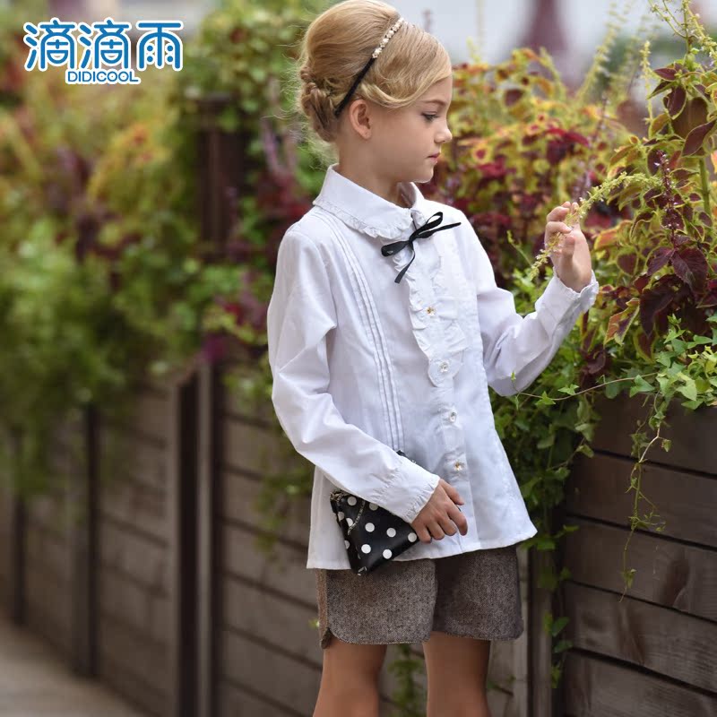 Chemise fille DIDICOOL à manche longue - Ref 2085332 Image 3