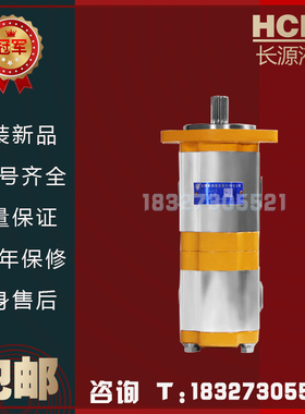 HCHC合肥长源液压齿轮油泵 双联齿轮泵CBTL系列 拖拉机用液压油泵