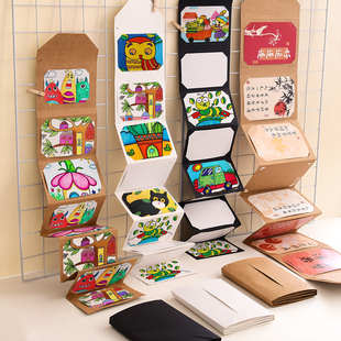 幼儿园相册相框折页收纳册墙贴创意作品展示区角布置环创装饰用品