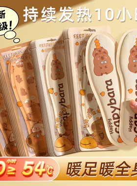 自发热鞋垫暖宝宝暖脚女可行走保暖男暖足贴底脚加热垫冬季12小时