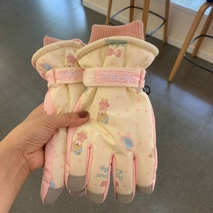 手套女冬季骑行摩托车冬天保暖男士电瓶车防风防寒棉滑雪机车加绒