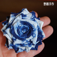 大理高顏值手工扎染玫瑰花冰箱貼
