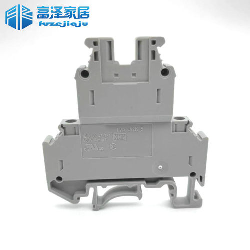 全新正品 UKK5 直通式接线端子 双层端子排 理线器 两进两出 认证 - 封面