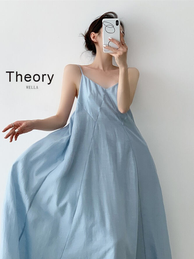 T.heorywella气质露背裙子