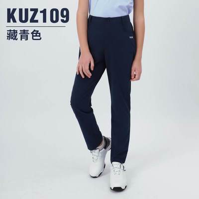 裤新吸品KUZ109高尔夫子冬季男童长裤湿排汗透气速干秋球裤子