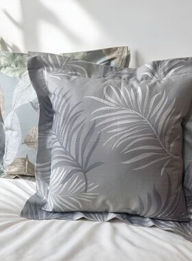 床上大靠枕套不含芯60x60大抱枕套定制65x65靠垫套50x50纯棉45x45