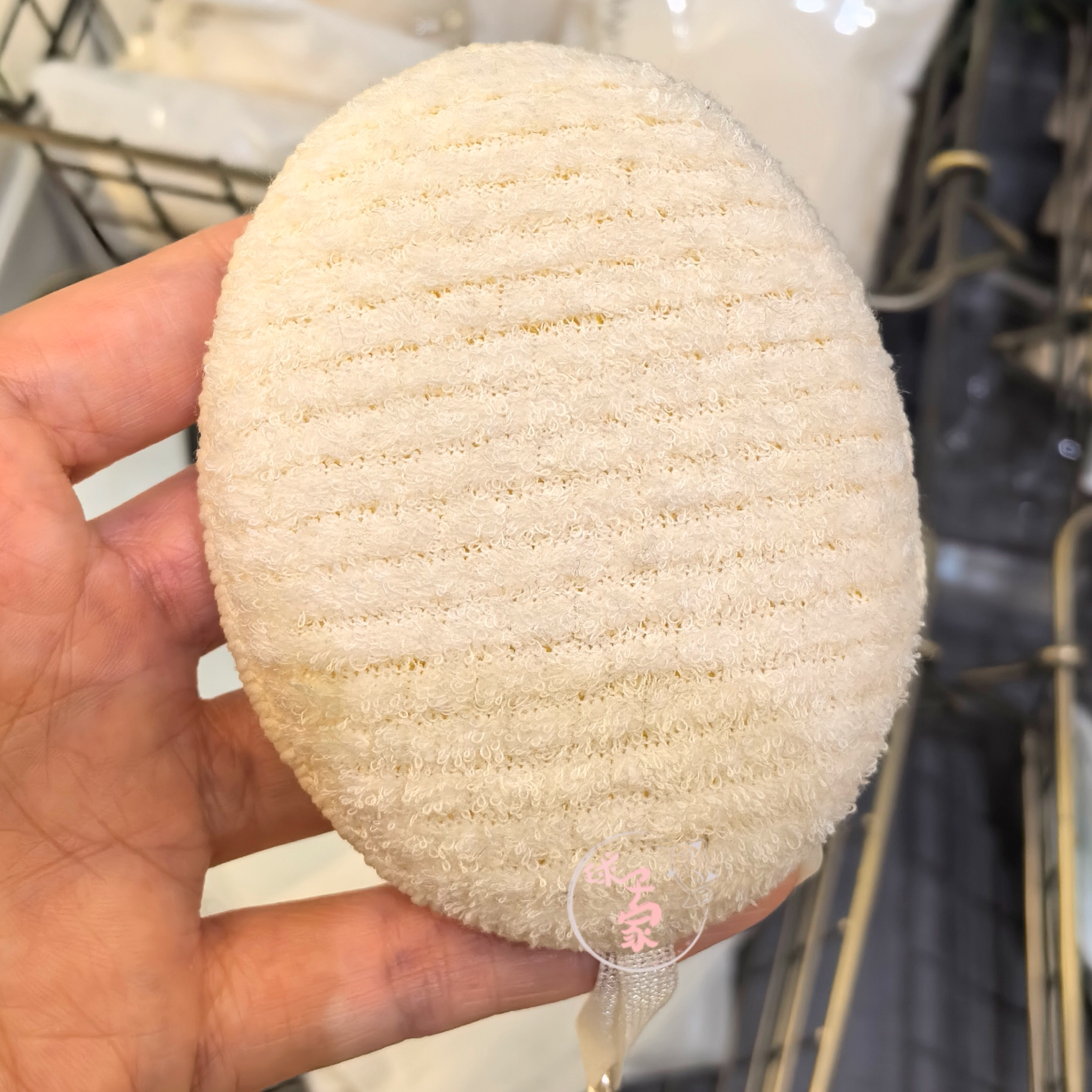 日本本土版FANCL芳珂洁面扑海绵洗脸扑面部清洁起泡工具带挂绳