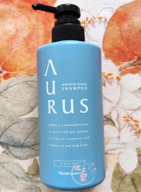 现货日本本土版Naris娜丽丝傲儒爽健AURUS男士洗发水沐浴液450ml
