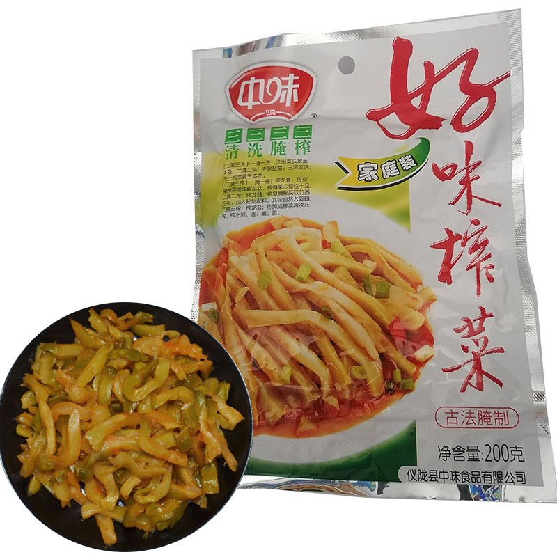 中味好味榨菜200克下饭菜