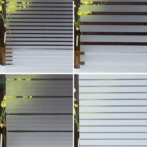 移门隔断条纹半透明防晒贴膜腰线