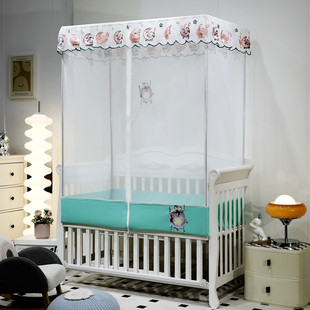 定做儿童家用学生宿舍不锈钢支架加厚上下铺子母床定制防摔蚊帐