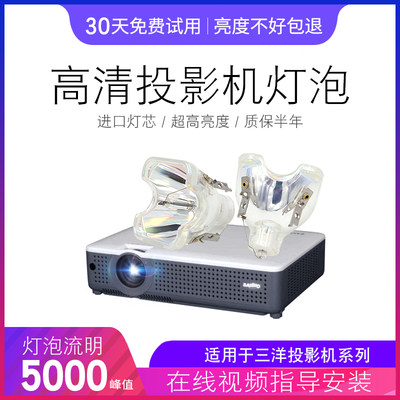 海田适用于三洋投影仪灯泡PLC-XU2010C PLC-XU73 PLC-XW6680C  PLC-XW55 PLC-XU2530C PLC-XU8800C投影机灯泡
