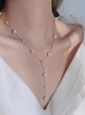 珍珠满天星女轻奢高级感项链