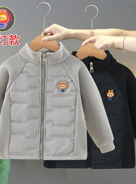儿童加厚保暖立领拉链棉衣
